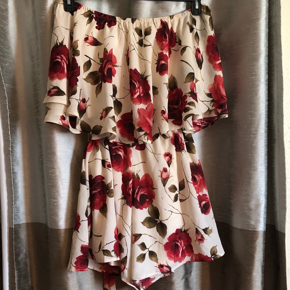 Pretty plus size romper